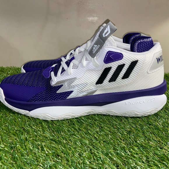 Adidas Dame 8 NCAA Weber State University Wildcats PE Basketball Shoes Mens 13.5 main image 9